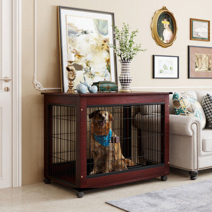 39¡± Length Furniture Style Pet Dog Crate Cage End Table