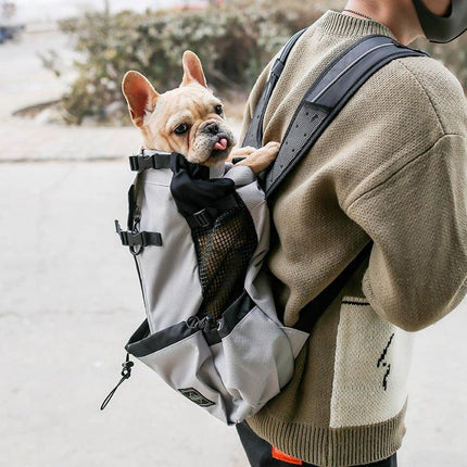 Double Shoulder Portable Pet Dog Carrier Backpack - Travel In Style